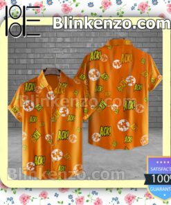 Ack Ack Ack Mars Attacks Orange Halloween Short Sleeve Shirts b