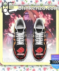 Akatsuki Deidara Naruto Anime Nike Air Force Sneakers a
