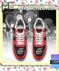 Akatsuki Naruto Anime Nike Air Force Sneakers a