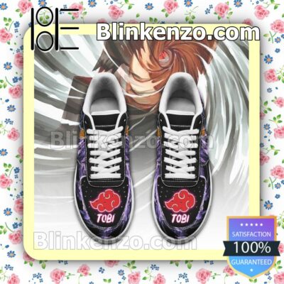 Akatsuki Tobi Naruto Anime Nike Air Force Sneakers a