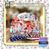 Akita American Flag Classic Caps