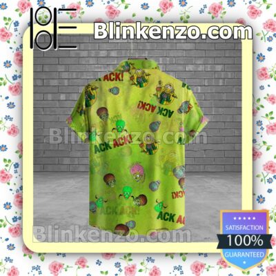 Alien Brain Mars Ack Ack Halloween Short Sleeve Shirts a