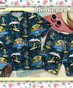 Alien Surfing Beach Summer Summer Beach Shirt a