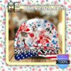 American Bulldog American Flag Classic Caps