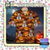 American Staffordshire Terrier Pumpkin Halloween Collar Shirt