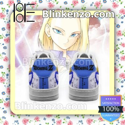 Android 18 Dragon Ball Anime Nike Air Force Sneakers b