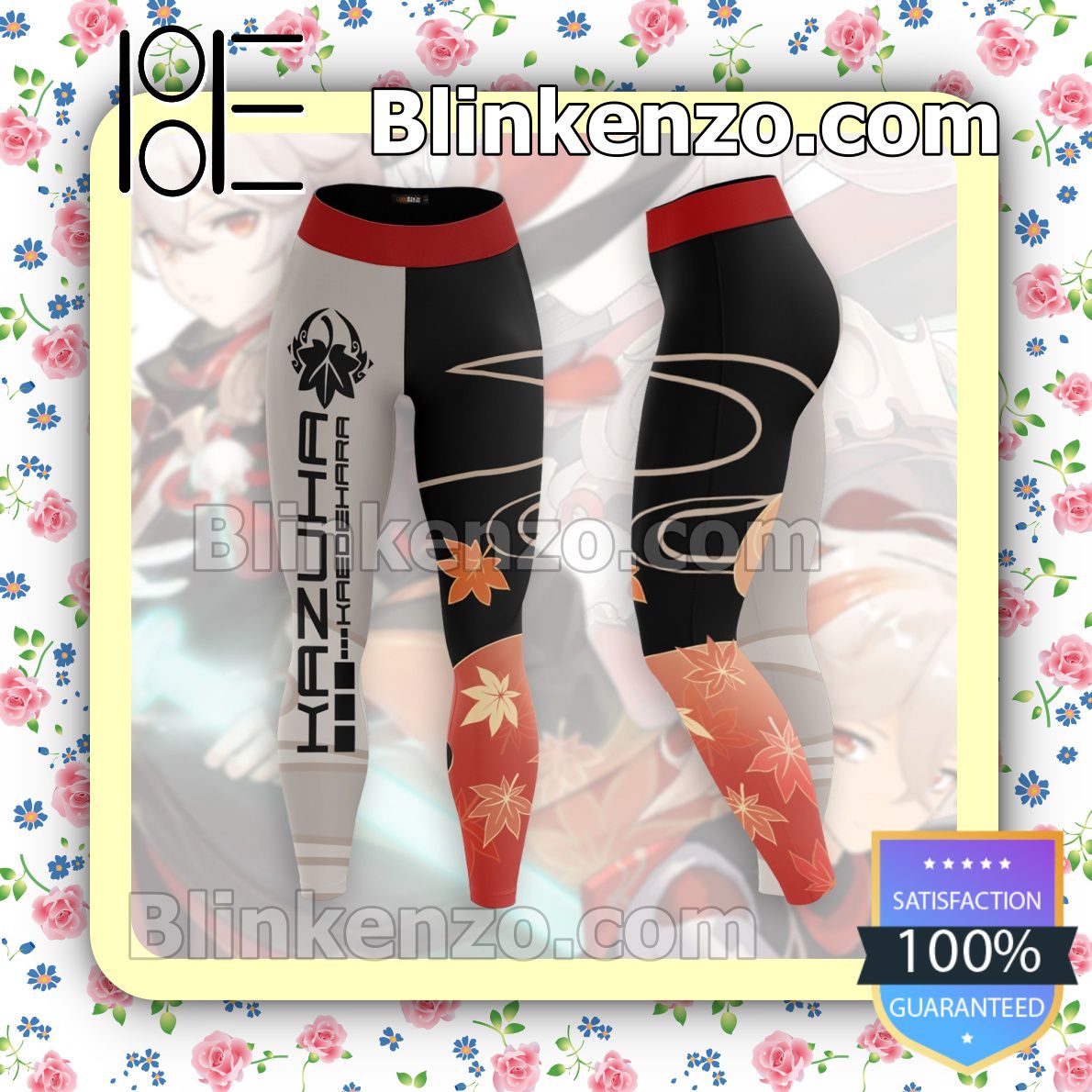 Clothing Anime Genshin Impact Kaedehara Kazuha Workout Leggings