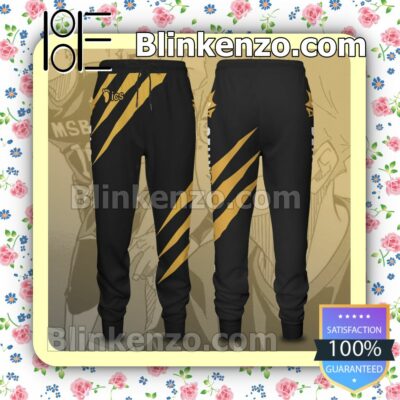 Anime Haikyuu Msby Black Jackals Black Gift For Family Joggers a