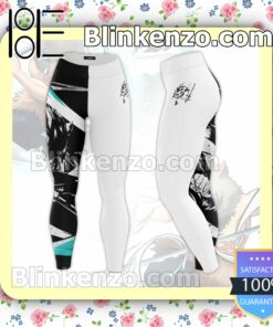 Anime Inosuke Hashibira Cool Demon Slayer Black And White Workout Leggings a