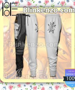 Anime Japan Naruto Cool Black And White Gift For Family Joggers a