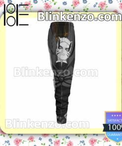 Anime Japan Naruto Cool Black And White Gift For Family Joggers c