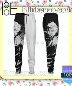 Anime Jujutsu Kaisen Sukuna Cool Black And White Gift For Family Joggers