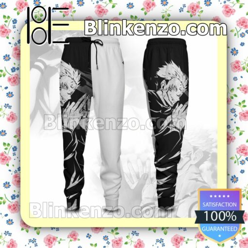Anime Jujutsu Kaisen Sukuna Cool Black And White Gift For Family Joggers a