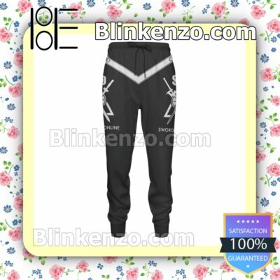 Anime Kazuto Kirigaya Sword Art Online Gift For Family Joggers