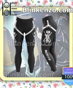 Anime Kazuto Kirigaya Sword Art Online Workout Leggings a