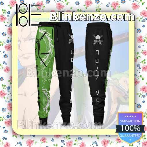 Anime One Piece Roronoa Zoro Pirate Hunter Gift For Family Joggers a