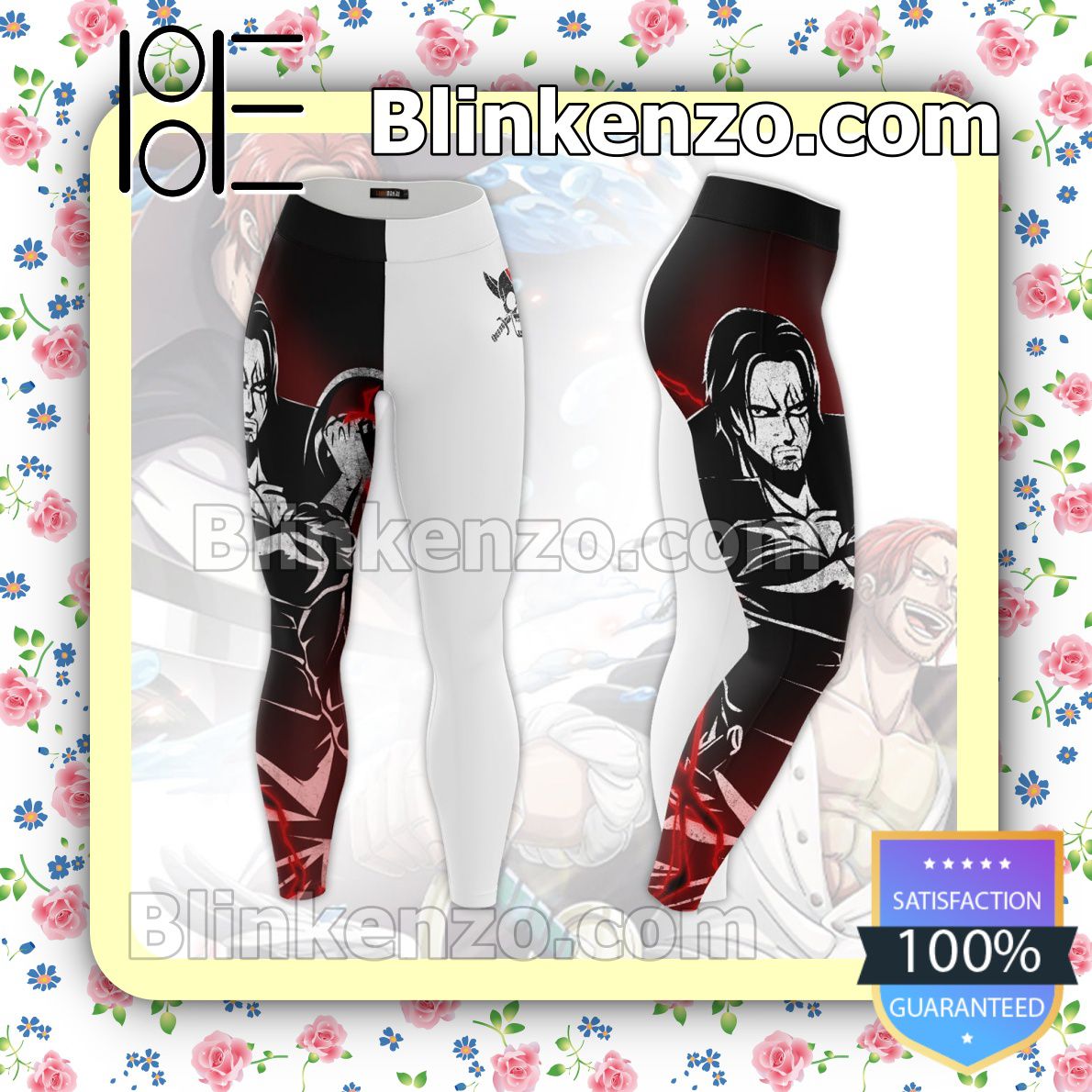 Clothing Anime One Piece Shanks Cool Workout Leggings