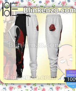 Anime Saitama One Punch Man Black And White Gift For Family Joggers a