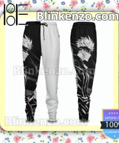 Anime The Cool Gojo Satoru Black And White Gift For Family Joggers