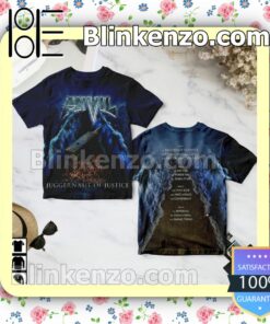 Anvil Juggernaut Of Justice Album Cover Custom T-shirts