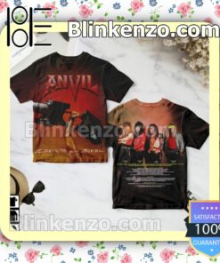 Anvil Strength Of Steel Album Cover Custom T-shirts