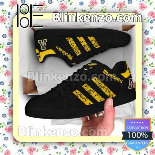 Appalachian State Mountaineers Logo Print Low Top Shoes