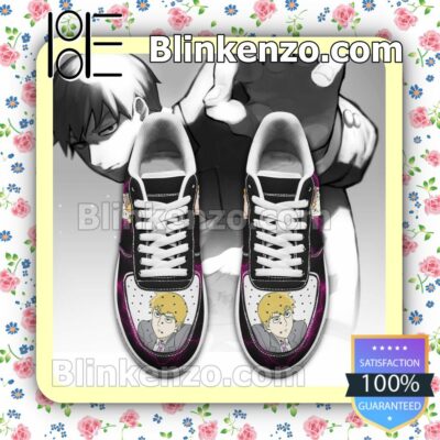 Arataka Reigen Mob Pyscho 100 Anime Nike Air Force Sneakers a