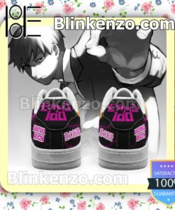 Arataka Reigen Mob Pyscho 100 Anime Nike Air Force Sneakers b