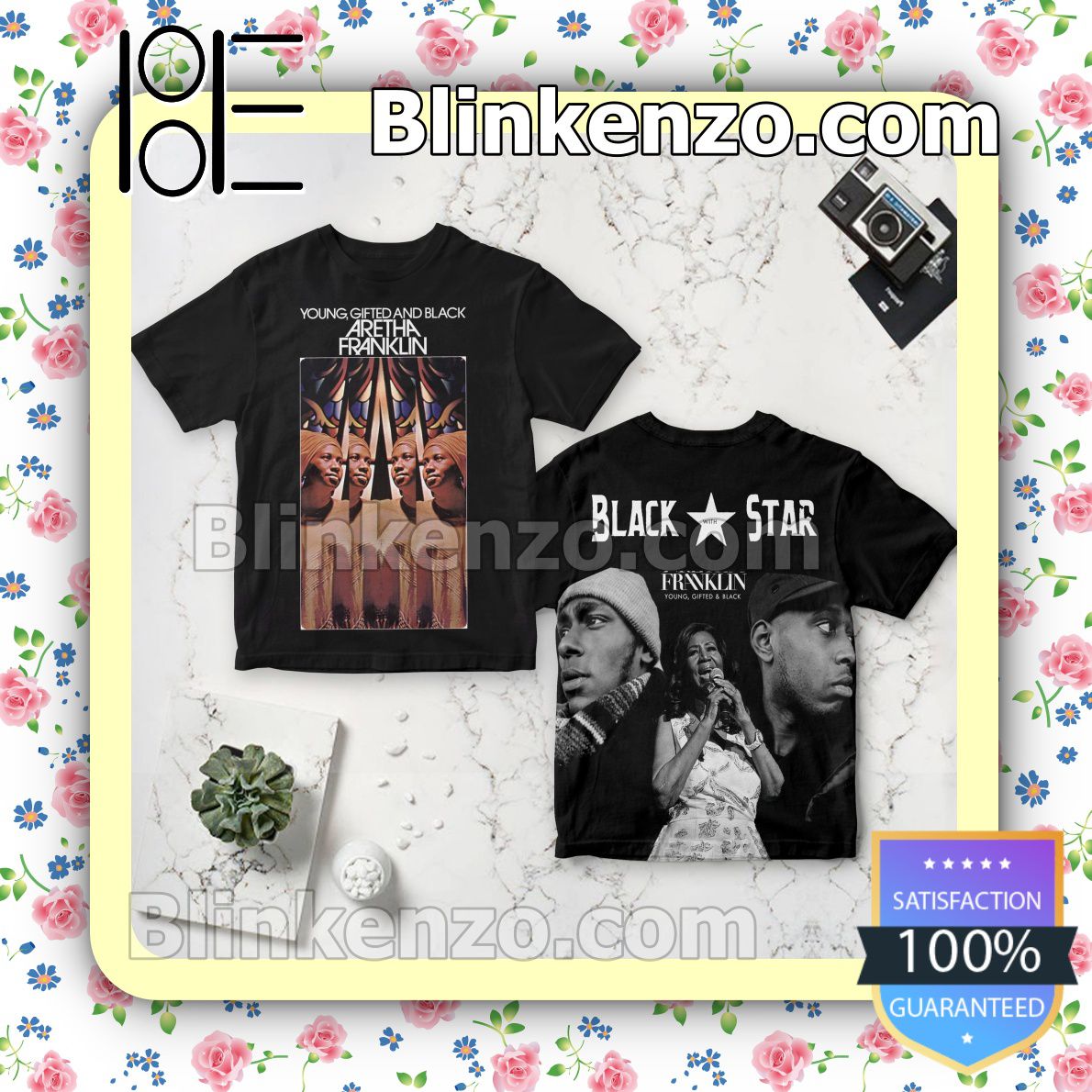 Aretha Franklin Young Gifted And Black Album Custom Shirt