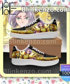 Aries Mu Uniform Saint Seiya Anime Nike Air Force Sneakers