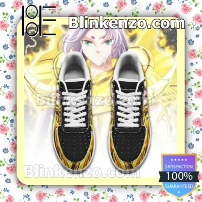 Aries Mu Uniform Saint Seiya Anime Nike Air Force Sneakers a