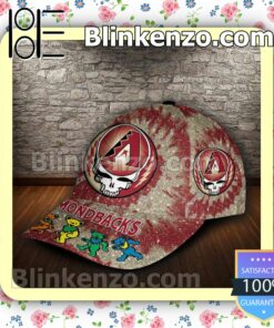 Arizona Diamondbacks & Grateful Dead Band MLB Classic Hat Caps Gift For Men b