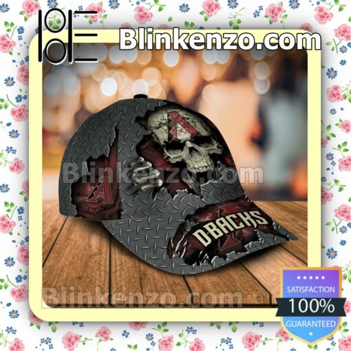 Arizona Diamondbacks Skull MLB Classic Hat Caps Gift For Men a