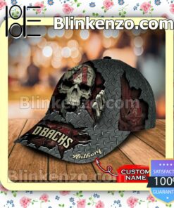 Arizona Diamondbacks Skull MLB Classic Hat Caps Gift For Men b