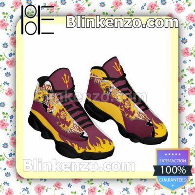 Arizona State Sun Devils Jordan Mens Air 13 Retro Print