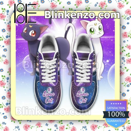 Artermis Cat Sailor Moon Anime Nike Air Force Sneakers a