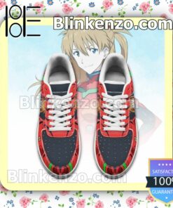 Asuka Langley Shikinami Neon Genesis Evangelion Nike Air Force Sneakers a