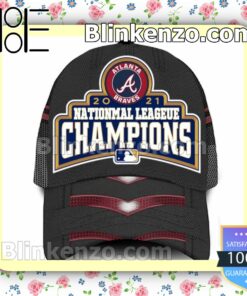 Atlanta Braves 2021 National League Champions Baseball Caps Gift For Boyfriend a