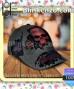 Atlanta Braves Skull MLB Classic Hat Caps Gift For Men a
