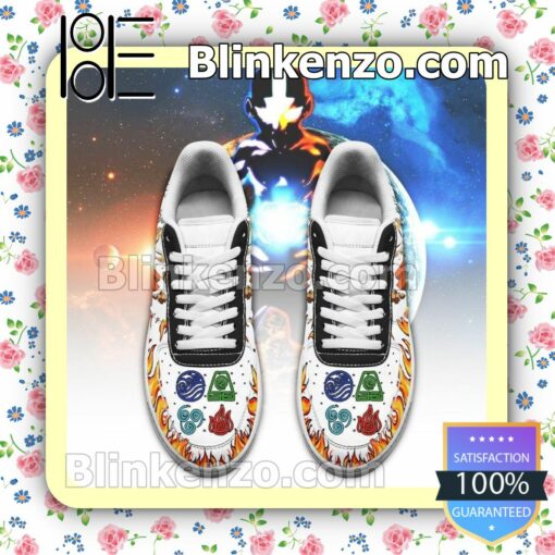Avatar Airbender Characters Anime Nike Air Force Sneakers a