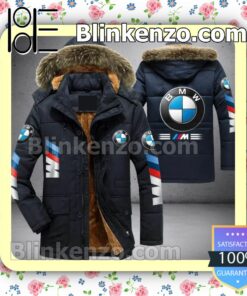 BMW Motorsport Logo Men Puffer Jacket a