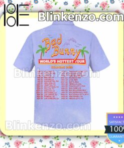 Bad Bunny Bleached 2022 Tour Beach Summer Shirt b
