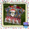 Bad Santa Skull Christmas Xmas Summer Beach Shirt