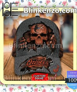 Baltimore Orioles Skull MLB Classic Hat Caps Gift For Men