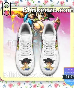 Bardock Dragon Ball Z Anime Nike Air Force Sneakers a