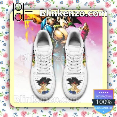 Bardock Dragon Ball Z Anime Nike Air Force Sneakers a