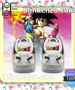 Bardock Dragon Ball Z Anime Nike Air Force Sneakers b