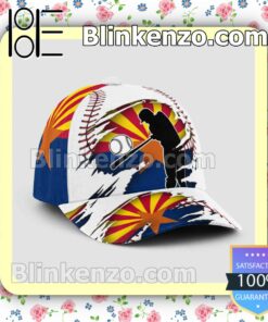 Batting Arizona Flag Pattern Classic Hat Caps Gift For Men
