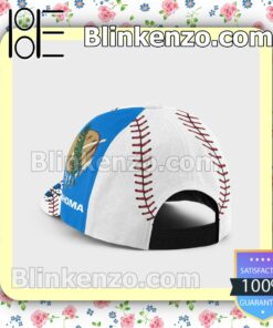 Batting Batting Oklahoma Flag Pattern Classic Hat Caps Gift For Men a
