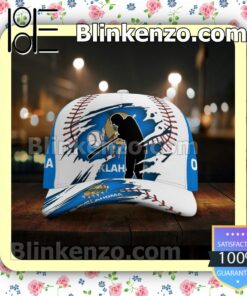 Batting Batting Oklahoma Flag Pattern Classic Hat Caps Gift For Men x